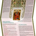 "Die Rolle des Papstes im 9. Jahrhundert", "Papst und Kaiser", "Aufbau und Struktur der päpstlichen Beamtenschaft", "Die Wahl des Papstes". Historische Darstellung mit detaillierten Verzierungen.