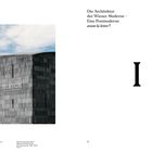 Die Architektur der Wiener Moderne – Eine Postmoderne avant la lettre? Links: Graues Gebäude mit "mumok".