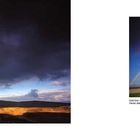 Links: Landschaft mit Regenbogen, "Inishowen". Rechts: Boote unter Regenbogen, "Ballyness Bay".