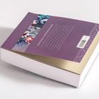 Der Text auf der Rückseite lautet: "ANACONDA LITERATURKALENDER". Design mit lila Hintergrund und Blumenmotiv.