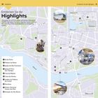 Seite 20: Entdecken Sie die Highlights. Karte mit 10 markierten Orten in Porto. Orte sind nummeriert und in einer Liste aufgeführt.