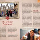 Musterlayout. Die Welt der Potterheads. Beschreibung von Potterhead-Treffen und Veranstaltungen mit Bildern von Fans.