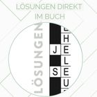 "LÖSUNGEN DIREKT IM BUCH" steht oben. Ein Kreuzworträtsel mit den Buchstaben J, S, E, H, L, E, U.