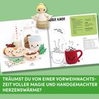 TRÄUMST DU VON EINER VORWEIHNACHTSZEIT VOLLER MAGIE UND HANDGEMACHTER HERZENSWÄRME? Häkelfiguren und Kekse, mit Buch.