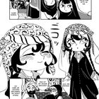 Eine Manga-Szene mit Figuren. Text: "Komm herein", "Im Gegenzug hätte ich dafür eine Bitte an Sie", "Ich habe sie...".
