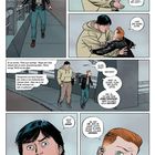 Dialog über gefälschte Papiere, nervös sein, und Vertrauen. Zwei Männer auf einer Brücke, eine Umarmung, ernste Gespräche. 