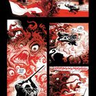 Texte: "Dann bin ich wohl niemand, Mutter-Königin.", "Und dein Reiz ist schnell ...", "... verflogen.", "GRRRAWWWWRRGGGG!"  
Illustration: Helden kämpft gegen groteskes, rot-schwarzes Monster. Dynamische und intensive Szene.