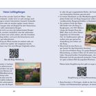 Seite 250-251, Überschrift: "Meine Lieblingsburgen". Zwei Textspalten über Burgen. QR-Codes zu "Bau die Burg: Marksburg" und "Burgführung auf Burg Münzenberg". Zwei Bilder von Burgen, eines mit "Burg Kriebstein", das andere "Burghausen".