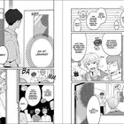 Eine Manga-Seite mit Sprechblasen: Begriffe wie "Da ist jemand!", "Hey!", "Schluss für heute!" und "Was wollt ihr hier?".