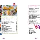 Links: "Gemüse, Mais & Bohnen" mit Rezepten und Seitenzahlen, dekorative Fotos von Speisen. Rechts: "Süßes & Gebäck" mit Rezepten und Seitenzahlen.