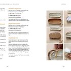 "Brötchen: Das Brötchen besteht aus zwei Krusten und jeweils einem Inneren."  
Diagramm einer Häkelanleitung mit Fotos.