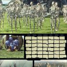 "Star Wars", "MAI". Monatskalender mit Bildern von Kampfdroiden, blauen Kugeln, Reitern im Nebel und futuristischer Stadt.