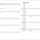 Kalender Januar und Februar 2028 mit Feiertagen wie Neujahr, Heilige Drei Könige, Valentinstag, Rosenmontag, Fastnacht.