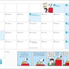 Es steht: "Es war ein überfüllter Raum. Ihre Augen trafen sich... Ich mag schnelle Liebesgeschichten." Ein Kalenderblatt für Mai.