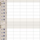 Kalenderblatt Mai, zeigt Wochentage und besondere Tage: Maifeiertag, Muttertag, Pfingsten, Christi Himmelfahrt, Fronleichnam.