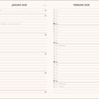 Kalenderseiten für Januar und Februar 2028. Enthält Feiertage wie Neujahr, Heilige Drei Könige, Valentinstag und Rosenmontag.