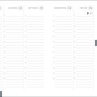 Kalender mit Spalten für Montag bis Sonntag (11.-17. Januar). Links “KW02 JANUAR”. Rechts Feiertagsliste Januar-Februar.
