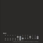 Kalender für Mai. Feiertage: 1.5. Maifeiertag, 6.5. Christi Himmelfahrt, 9.5. Muttertag, 16./17.5. Pfingsten, 27.5. Fronleichnam.