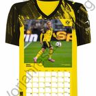 "Mai 2026, Julian Brandt #19 Mittelfeld, Kalenderübersicht, gelb-schwarzes Trikot, BVB 09 Logo."
