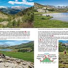 Text: Forsthaus von Poppaghia, Bergerie de Colga. 
Wanderweg durch Kiefernwald, Bergsteiger vor Alpenpanorama.