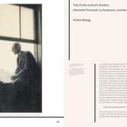 Text: "Two Kinds of Avant-Gardes: Charlotte Perriand, Le Corbusier, and Germany" von Arthur Rüegg. Links Foto: Zwei Personen am Fenster.