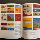 Verschiedene Buchcover mit Titeln wie "Inside the Atom", "The Wonder World of Insects" und "How the First Men Lived".