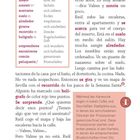 Seite mit spanischem Text, Übersetzungen im linken Kasten. Fußnote beschreibt Prozessionen während der Karwoche.