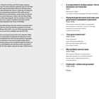 Texte auf der rechten Seite mit Kapiteln von A.1 bis A.5, Details zu den Jahren 1926-1946 und einer Notizseite. Links geschriebener historischer Kontext.