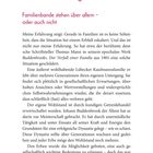 Die Überschrift lautet: "Die Psychologie des Erbens: Warum es Streit gibt." Darunter steht: "Familienbande stehen über allem – oder auch nicht." Es folgt ein Text über Erbschaft und Konflikte in Familien. Unten rechts eine Seitennummer: 33.