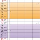 Kalender für Mai 2027, Wochen farblich markiert. Feiertage: 1. Mai, 5. Christi Himmelfahrt, 16. Pfingsten, 27. Fronleichnam.