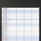 Kalender für Mai 2027. Tage und Wochen aufgeführt. Feiertage wie "Christi Himmelfahrt" markiert.