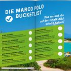 "Die Marco Polo Bucketlist: Das musst du auf der Chalkidikí erlebt haben. Liste: Ab auf die Insel, Einfach mal abtauchen..."