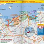 Oben: "DEINE EXTRA FALTKARTE", "EXTRA FALTKARTE ZUM HERAUSNEHMEN". Eine Karte der polnischen Ostseeküste mit Sehenswürdigkeiten.