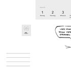 Kalenderblatt für Februar 2027. Rückseite: "Wer hätte gedacht, dass Vernunft noch vor Erdöl knapp wird." Illustration mit zwei Vögeln.