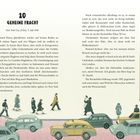 "10 Geheim Fracht. New York City (USA), 3. Juli 1941." Illustration von Menschen und Autos vor einem hohen Gebäude.