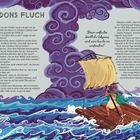 Episode 5: Poseidons Fluch. „Dieser verfluchte Sterbliche Odysseus wird seine Familie nie wiedersehen!“ Odysseus segelt auf einem Floß.