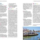 Zwischen Faro und Portimão. Texte über Mittelalterfest in Silves, Einkaufsmöglichkeiten, Ferragudo, Aktivitäten. Blick auf Fluss.