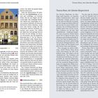 Mengstraße [C4]  
Buddenbrookhaus [D4]  
Thomas Mann der Lübecker Bürgerschreck  

Links: Historische Gebäude und Menschen.  
Rechts: Text über Thomas Mann.