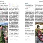 Texte: "Albergheria-Viertel", "Chiesa di San Giovanni...". Foto: Roter Oldtimer vor historischem Gebäude.