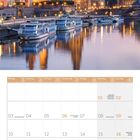 Kalenderseite Mai 2027, Montags bis Sonntags. Magisches Abendbild von Dresden an der Elbe.