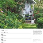 Texte: Juni, 24. Woche, Zwillinge, 21.5.–20.6., Tage 14–20, Aristoteles-Zitat: „Die Natur schafft... das Beste.“ Bild: Gartenhaus, Pflanzen.