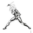 "Loki ist Thors Bruder. Er wurde von dessen Eltern Odin und Frigga adoptiert." Illustration von Loki mit Helm und Stab.