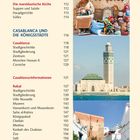Inhalt: Kunst und Kultur, Architektur, Casablancas Moschee, bunte Teppiche, Bilder von Straßen und einem Minarett.