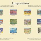 Texte: "Inspiration." Beispiele von Illustrationen: Baobabs in Madagaskar, Atacama-Wüste in Chile, Cappadocia in der Türkei.