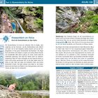 Seite 48: Tour 1: Klammerlebnis für Kleine. Seite 49: ALLGÄU SÜD. Text beschreibt eine Tour durch die Starzlachklamm.