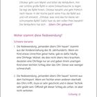 "Jemanden übers Ohr hauen" und Erklärungen zur Herkunft. Eine Frau täuscht Ottokar beim Kauf von Äpfeln mit schlechter Qualität.