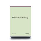 "Mehrheizmeinung" steht mittig. Unten links "Denkeschön", unten rechts "6. März". Helles, schlichtes Design.