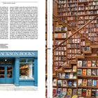 "McNALLY JACKSON BOOKS" steht über einem blauen Laden. Rechts sind Bücherregale und eine Treppe in einem Buchladen.