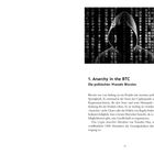 "1. Anarchy in the BTC: Die politischen Wurzeln Bitcoins" steht als Titel. Darunter ein Bild eines vermummten Individuums.