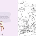 Auf der Reise zum Mount Schmeverest haben Paluten und Edgar neue Freunde gefunden. Illustration mit Schneeszene und Figuren.